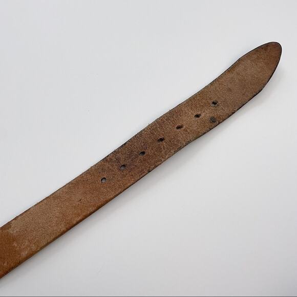 Bald Eagle Sun Genuine Leather Tooled Belt Small - Picture 11 of 15